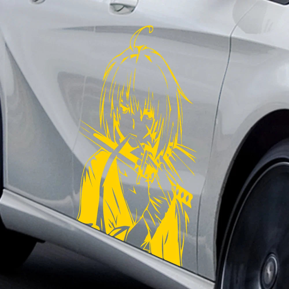 Japanese Anime Car Sticker Individual Decoration Door Donnet External Parts Waterproof Die-Cutting PVC Vinyl Decals (ONLINE ORDER ONLY)