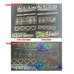 Car Stickers for Rotary Wankel Engine Mazda 3 6 RX7 CX-5 RX8 Style Decal Auto Body Window Vinyl Text Decoration Applique (Online Order Only)