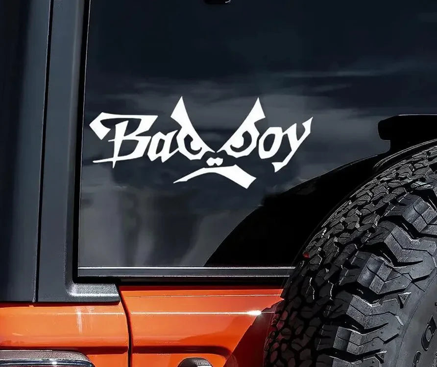 "BAD BOY" Stickers,Car Body Fun Decorative Stickers, Electric Car Motorcycle Waterproof Creative Decorative Stickers (ONLINE ORDER ONLY)