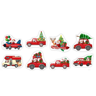 100-500pcs New Christmas Stickers Children Stickers Cute Cartoon Packaging Stickers Photocard Decor Lables for Kid Stationery (ONLINE ORDER ONLY)