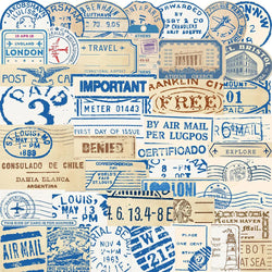 Vintage Travel Ticket Stickers 10/30/50pcs Waterproof PVC for Phone, Skateboard, Luggage, Bike, Helmet (Online Order Only)