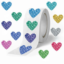 500pcs/Roll Cartoon Color Love Sealing Stickers Creativity DIY PVC Laptop Decals Decoration Stiker Reward Label Gift Toys (Online Order Only)