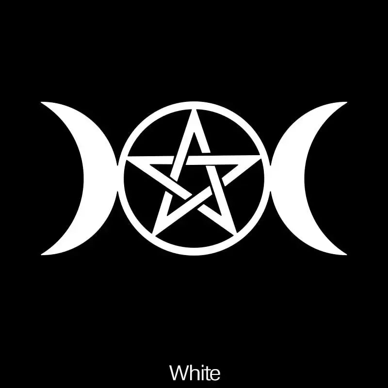 Wiccan Double Moon Goddess STICKERs，Perfect for Automobiles, Motorcycles, Trucks & Laptops! (ONLINE ORDER ONLY)
