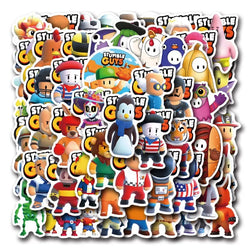 Stumble Guy Game Stickers for Laptop, Phone, Car, Scooter, Water Bottle, Suitcase, Stationery, Refrigerator (Online Order Only)