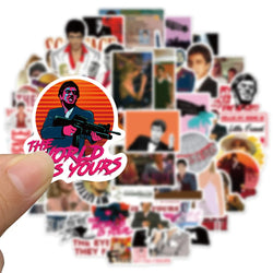 10/30/50pcs Movie Scarface Tony Montana The World Is Yours Sticker Packs (Online Order Only)