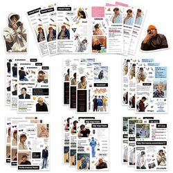Kpop Boy Band Stickers DIY Decoration for Suitcase, Scrapbook, Phone, Laptop (Online Order Only)
