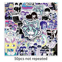 10/30/50PCS Hot Game Omori Graffiti Stickers Personality Creativity Cartoon Decal For Laptop Phone Cup Guitar Waterproof Sticker (ONLINE ORDER ONLY)