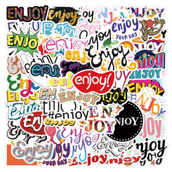 Cute Graffiti Stickers PVC Waterproof Decals for Phone Laptop Bike Suitcase (Online Order Only)