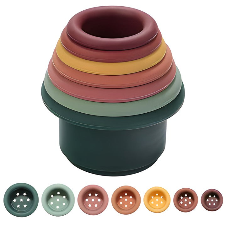 Silicone Stacking Cups (ONLINE ORDER ONLY)