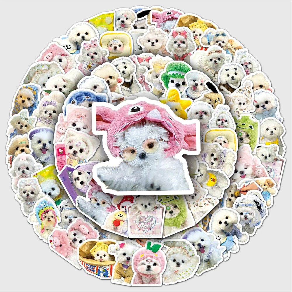 50Pcs Marzis Cartoon Waterproof Vinyl Stickers for Skateboard Snowboard Decals (Online Order Only)