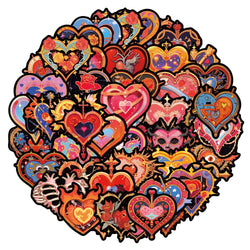 Valentine's Day Love Stickers for Suitcase, Skateboard, Laptop, Luggage, Fridge, Phone, Car - 10/30/50Pcs Decals (ONLINE ORDER ONLY)