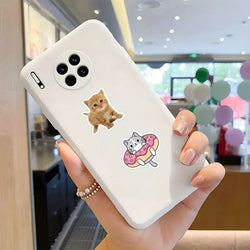 100-500pcs Cute Cat Animal Reward Sticker New Kids' Motivational Stickers DIY Creative Stationery Office Self-adhesive Lable (ONLINE ORDER ONLY)