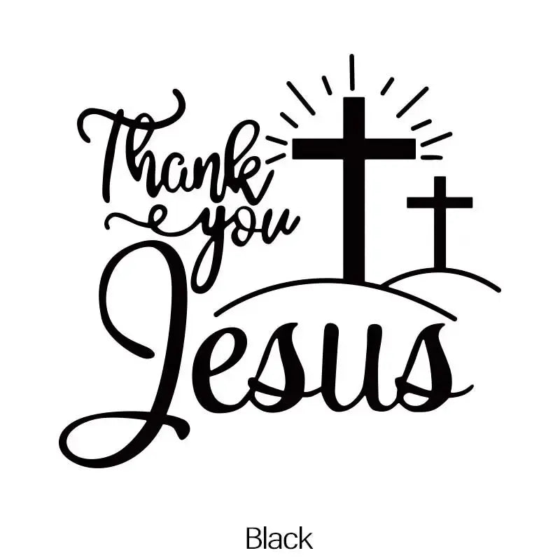 Jesus Car Stickers Christian God Car Body Bumper Vinyl Decal Car Accessories,,For Cars, Trucks, Walls, Laptops, Windows, (ONLINE ORDER ONLY)