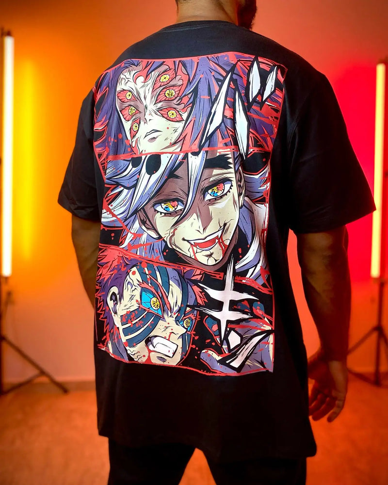 Demon Slayer Graphic T Shirts Oversized Hip Hop Streetwear (ONLINE ORDER ONLY)