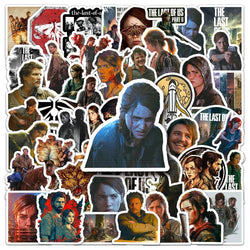 10/50pcs Hot Game the Last of Us 2 Stickers Toy Children Toy Skateboard Helmet Phone Car Tv Show Vinyl Stickers Joel Abby Decal (ONLINE ORDER ONLY)