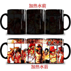 One Piece Color Changing Mug: Nika Luffy & Ace Magic Cup (ONLINE ORDER ONLY)