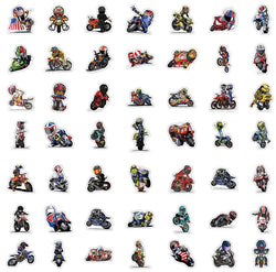 50pcs Cartoon Car Graffiti Stickers for Laptop, Luggage, Vehicle, Scrapbook, Kids Decoration (ONLINE ORDER ONLY)