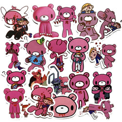 10/30/50PCS Cute Angry Bears Stickers For Laptop Phone Luggage Skateboard  Motorcycle Bike Cartoon Decal Kids DIY Waterproof Toy (Online Order Only)