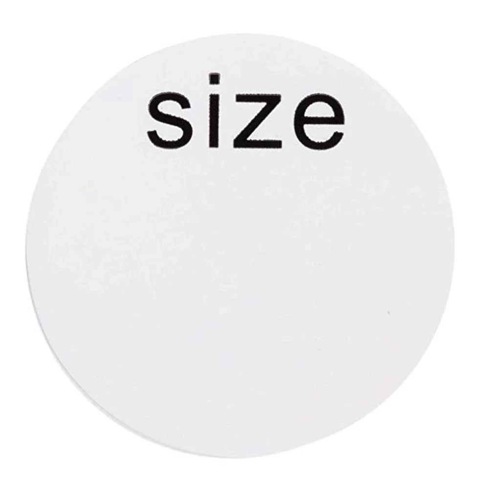 500pcs/roll Self Adhesive Sticky White Label Writable Size Stickers Blank Note Label Wholesale Low Price Dimension: 2.5cm (ONLINE ORDER ONLY)