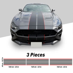 Racing Stripes Car Sticker Large Pattern Stickers Exterior Accessories Decoration Whole Body Auto Parts Die Cutting Vinyl Decals (ONLINE ORDER ONLY)
