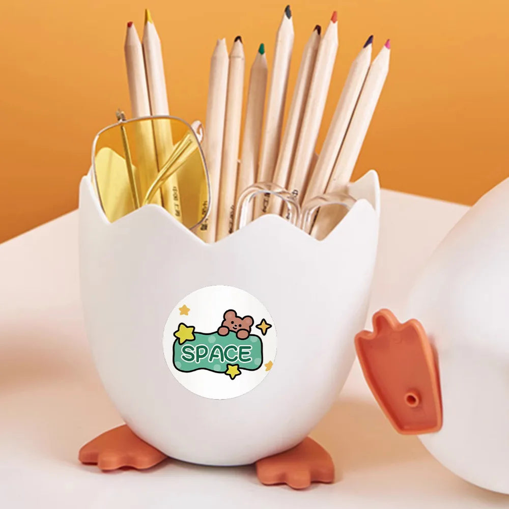 100-500Pcs 2.5cm Korean Cute Animal Stickers Roll for Envelope Praise Reward Student Kid Work Label Kawaii Stationery Seal Lable (Online Order Only)