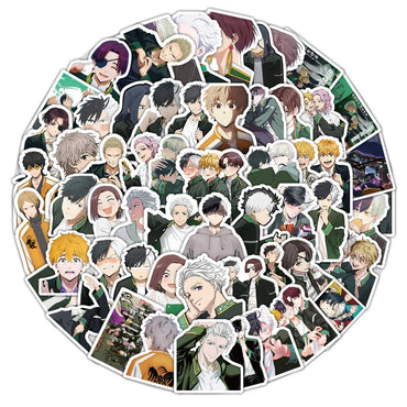 10/30/50PCS WIND BREAKER Stickers Funny Anime Decals Scrapbook Luggage Laptop Guitar Car Bike Skateboard Sticker Waterproof Toy (Online Order Only)