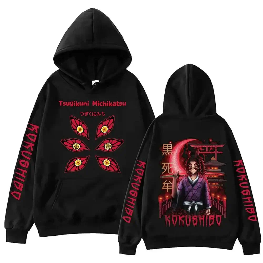 Demon Slayer Hoodie: Harajuku Fleece Streetwear Pullover (ONLINE ORDER ONLY)