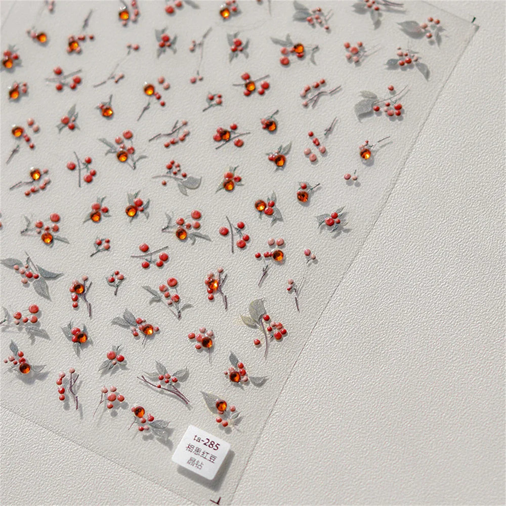 5D Lace Nail Art Stickers Self-Adhesive Decals (Online Order Only)