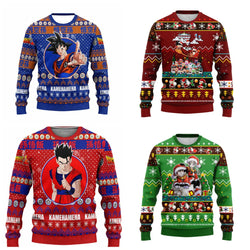 Dragon Ball Anime Sweater: Christmas Style Pullover Gift (ONLINE ORDER ONLY)