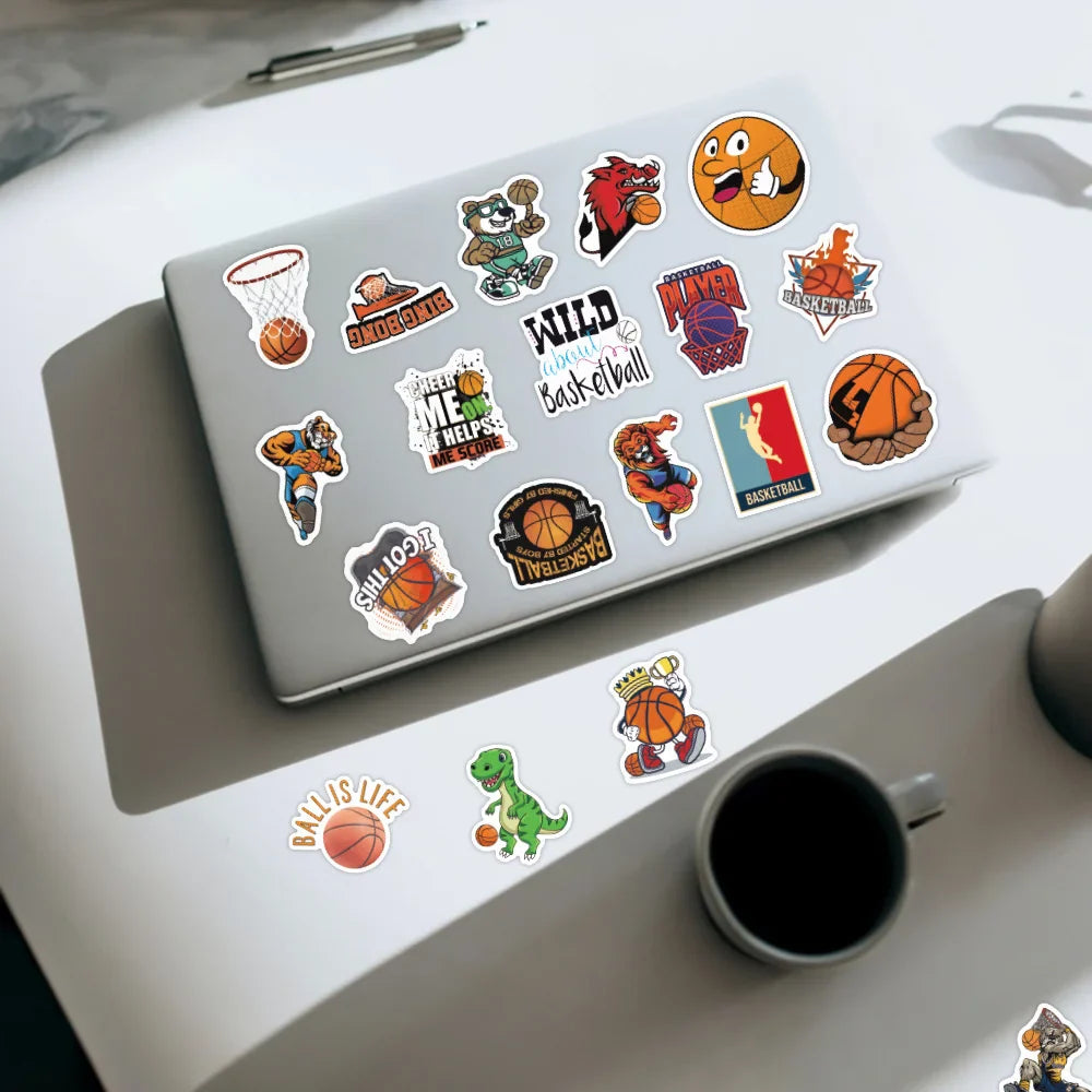 10/30/50PCS New Love Basketball Graffiti Stickers Waterproof Luggage Notebook Skateboard Refrigerator Stickers Wholesale (ONLINE ORDER ONLY)