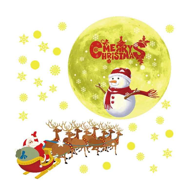 Glow-in-the-Dark Snowflake Wall Stickers for Kids Room Decor (ONLINE ORDER ONLY)