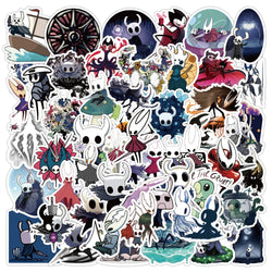 10/30/50PCS Game Hollow Knight Graffiti Stickers Cartoon Decal Kids Toy Laptop Phone Luggage Skateboard Car Waterproof Sticker (ONLINE ORDER ONLY)
