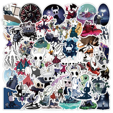 10/30/50PCS Game Hollow Knight Graffiti Stickers Cartoon Decal Kids Toy Laptop Phone Luggage Skateboard Car Waterproof Sticker (ONLINE ORDER ONLY)