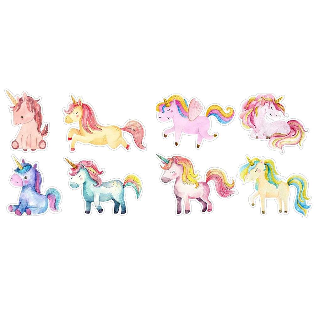 100-500pcs Cartoon Animal Unicorn Sticker kids Reward Sticker Gift Decoration Label Encouragement Student Stationery Stickers (ONLINE ORDER ONLY)