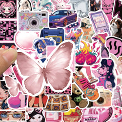 Cartoon Girl Stickers 10/30/50PCS for Phone Laptop Luggage Skateboard Kids Fun (ONLINE ORDER ONLY)