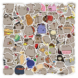 Cute Cat Stickers Kawaii Cartoon Decals for Laptop Notebook Scrapbook (10/30/50/100pcs) (Online Order Only)