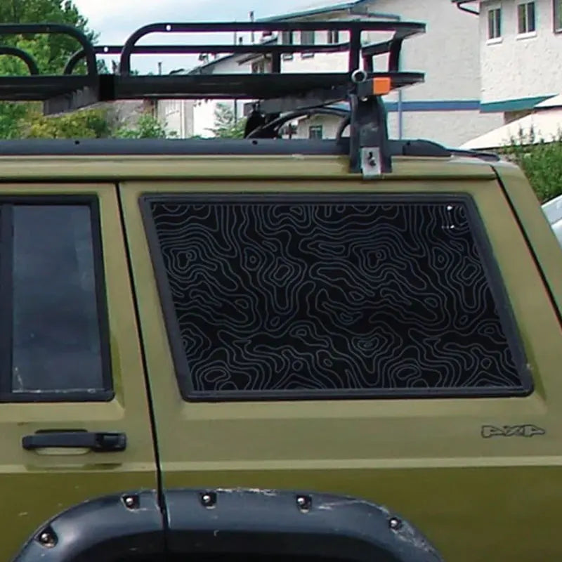 Universal Topography Quarter Window Car Sticker Suitable For Most Decoration Accessories Die Cutting Vinyl Decals (ONLINE ORDER ONLY)