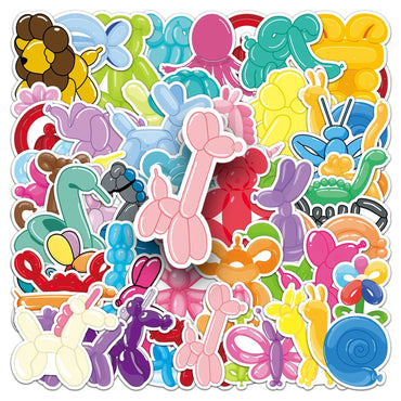 50Pcs Cartoon Waterproof Vinyl Stickers for Skateboard Snowboard (Online Order Only)