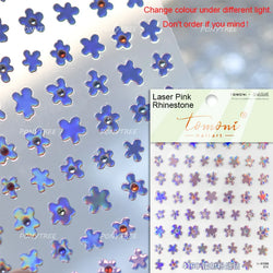 Colourful Daisy Cosmos Hot Stamping Petal Delicate and Pretty Plant Self Adhesive Nail Art Decoration Stickers Manicure Decals (ONLINE ORDER ONLY)