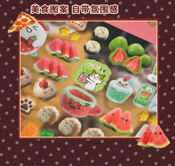 48 sheets Japanese Retro Y2K Decorative Stickers Phone Case Laptop Kpop Photocard Scrapbooking Sticker Book Kids Gift Stationery (ONLINE ORDER ONLY)