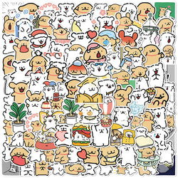 Kawaii Puppy Stickers: 10/50/100PCS Cute Dog Decals for Notebook, Laptop, Luggage, Guitar, Car (ONLINE ORDER ONLY)