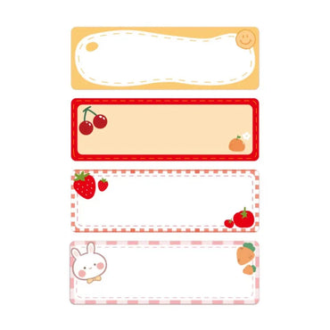 120pcs/roll Cartoon Handwritten Children's Student Name Stickers Kitchen Refrigerator Reminder Food Storage Marker Stickers (ONLINE ORDER ONLY)
