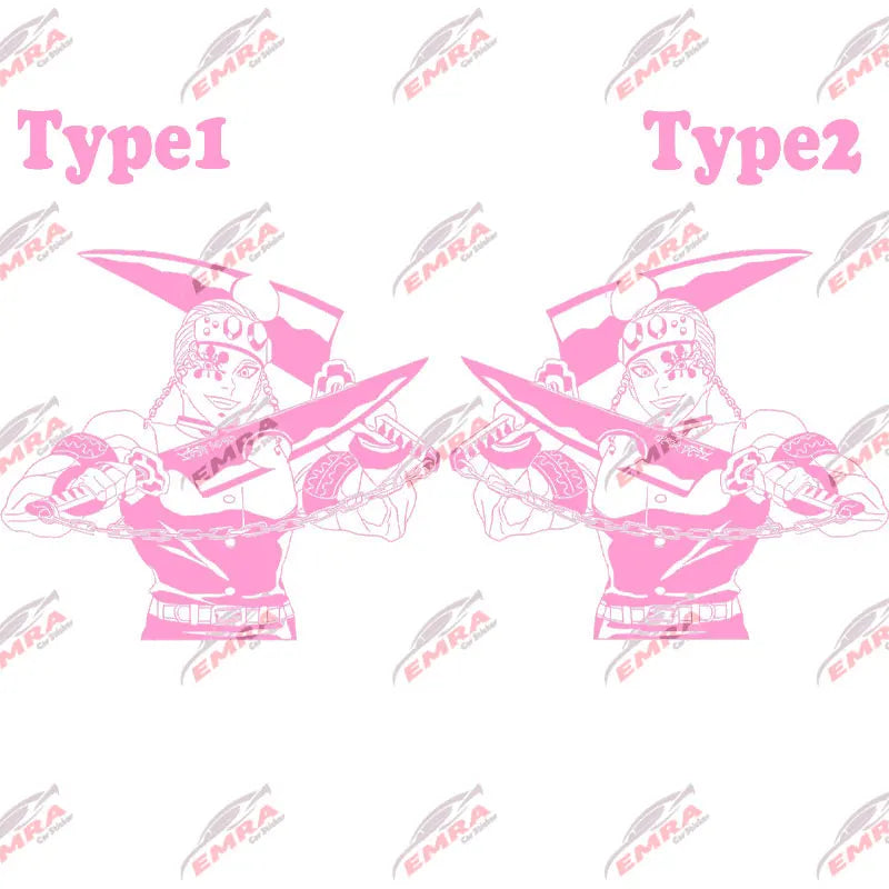 Japanese Anime Stickers For Car Sticker Decoration Door Hood Die Cutting Personality PVC Vinyl Decals  External Accessories (ONLINE ORDER ONLY)