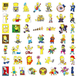 10/30/50/100pcs Funny Cartoon Simpsons Anime Stickers Decoration Laptop Suitcase Phone Car Cool Waterproof Sticker for Kids Toys (ONLINE ORDER ONLY)