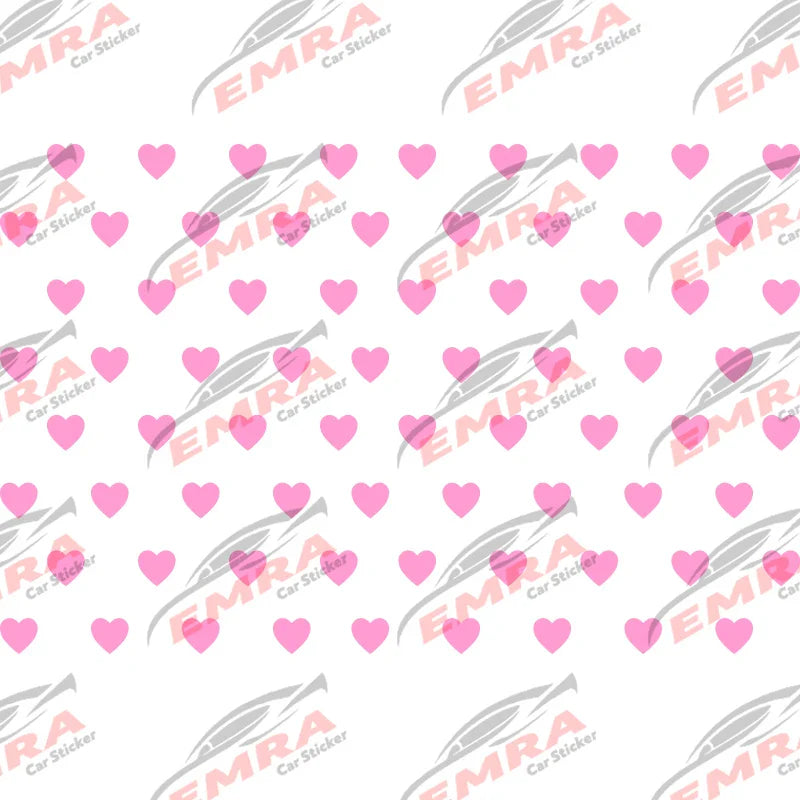 72PCS Love Quarter Window Car Sticker Suitable for Most Vehicles Decoration Die Cutting Accessories Waterproof Vinyl Decals (ONLINE ORDER ONLY)
