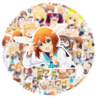 10/30/50PCS My Deer Friend Nokotan Stickers Cartoon Decals Anime Sticker Kids Toy Scrapbook Luggage Laptop Phone Bike Skateboard (ONLINE ORDER ONLY)
