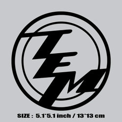 "TEM" EVENT MODEL LOGO DECAL,MAKE YOUR CAR BECOME 1:1 EVENT MODEL TOY!Creative&funny decal with high quality sticker for cars！ (ONLINE ORDER ONLY)