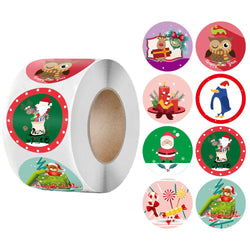 50-500Pcs Christmas Theme Seal Labels Stickers Merry Christmas Stickers For DIY Gift Baking Package Envelope Stationery Decor (ONLINE ORDER ONLY)