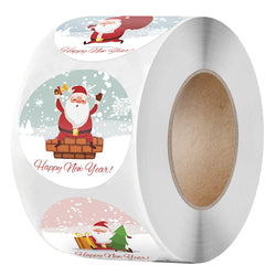 50-500Pcs Christmas Theme Seal Labels Stickers Merry Christmas Stickers For DIY Gift Baking Package Envelope Stationery Decor (ONLINE ORDER ONLY)