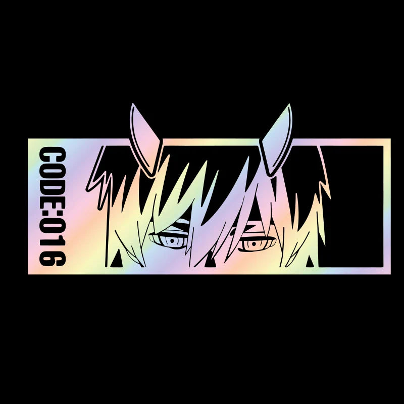 Japanese Anime Car Sticker Personality Die Cutting Vinyl Decal Girl Decoration Notebook Bumper Window External Accessories (ONLINE ORDER ONLY)